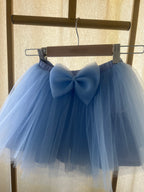 Cielo PowderPuff Skirt - Sky Blue
