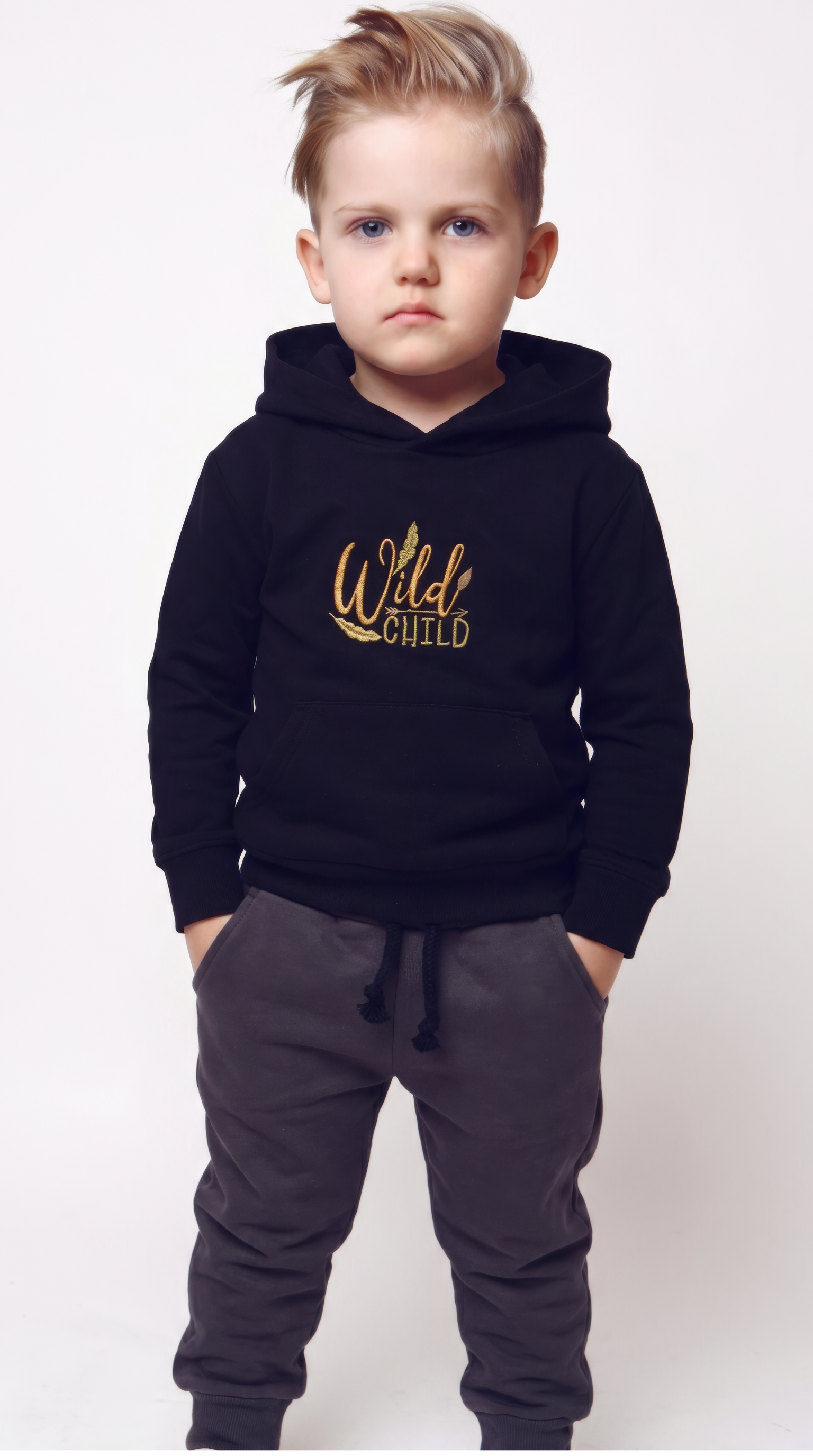 Mooz Hoodie - Wild Child Black