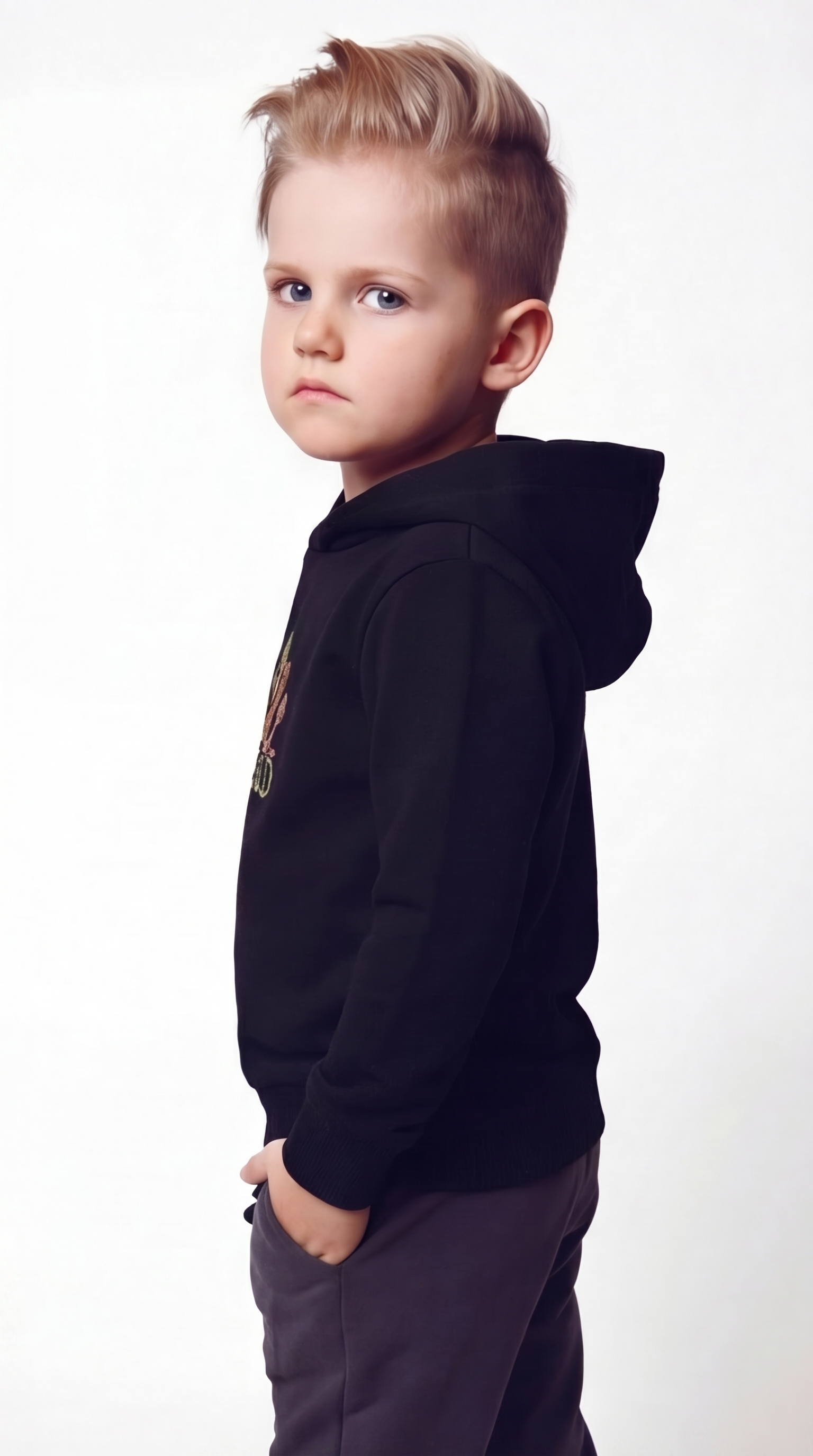 Mooz Hoodie - Wild Child Black